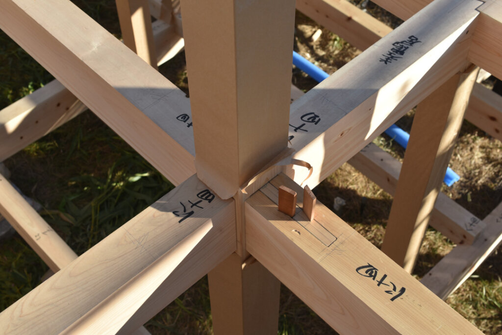 根の上の石場建て８　建前丨水野设计室-58