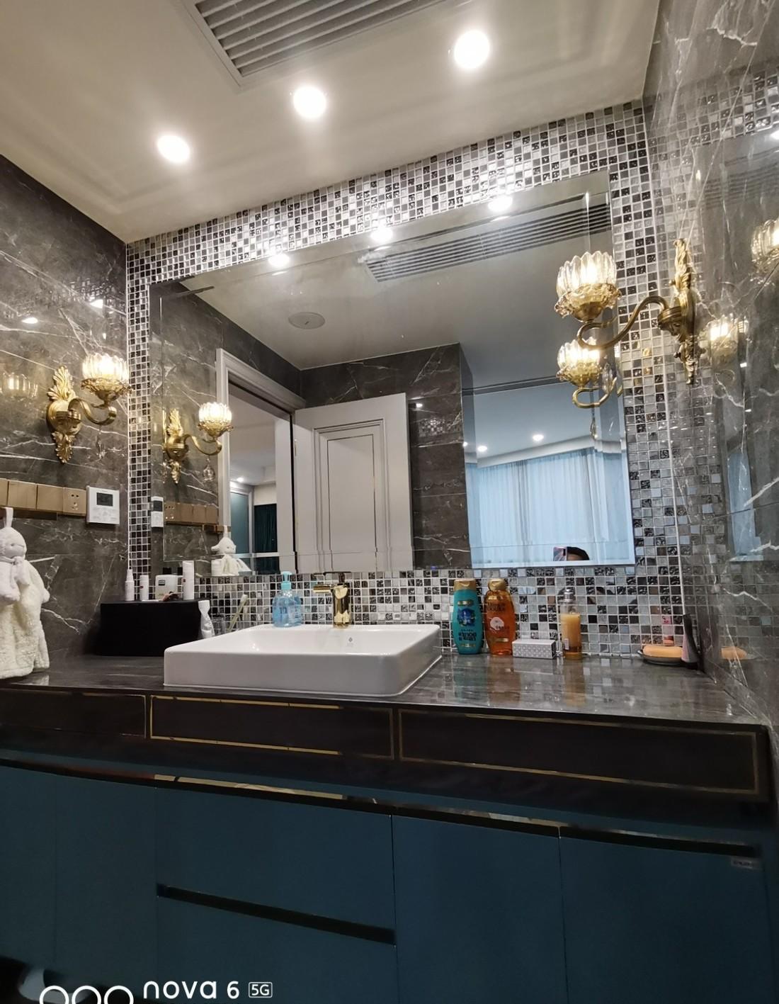 美式轻奢“镜中水月”——融合中西元素的现代家居设计-28