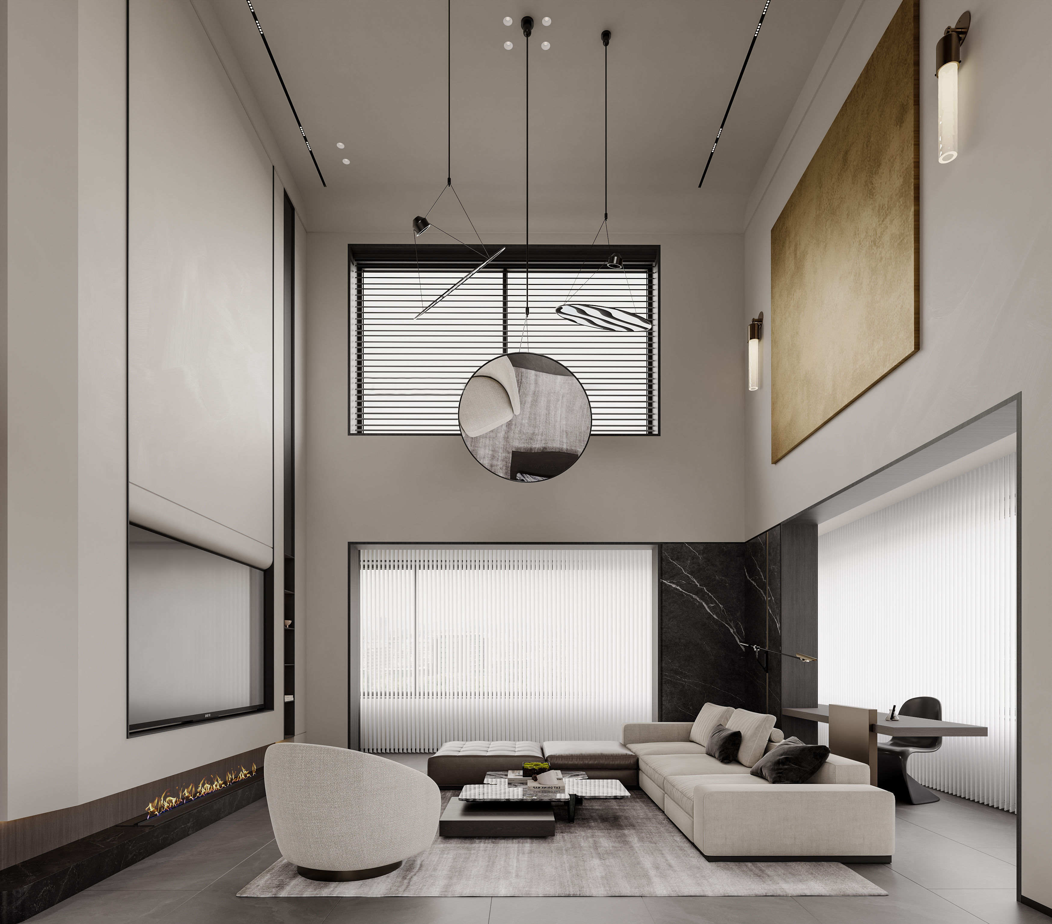 意式低奢家居渲染-8