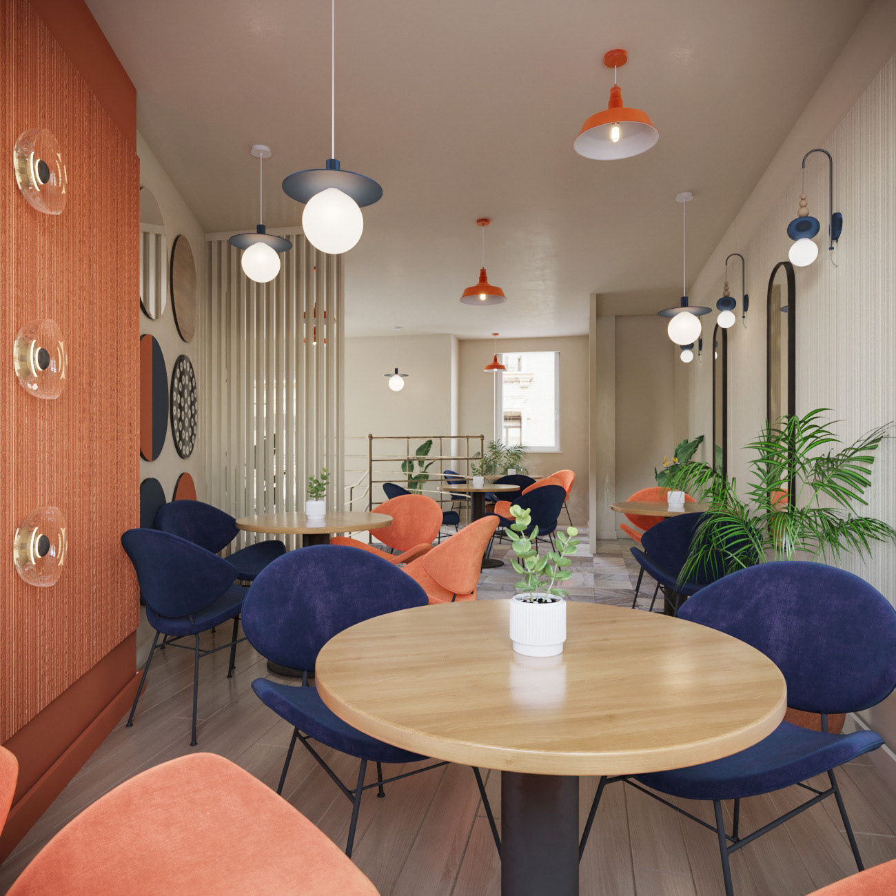 Café in Ustroń — 3D Interior Visualization-2