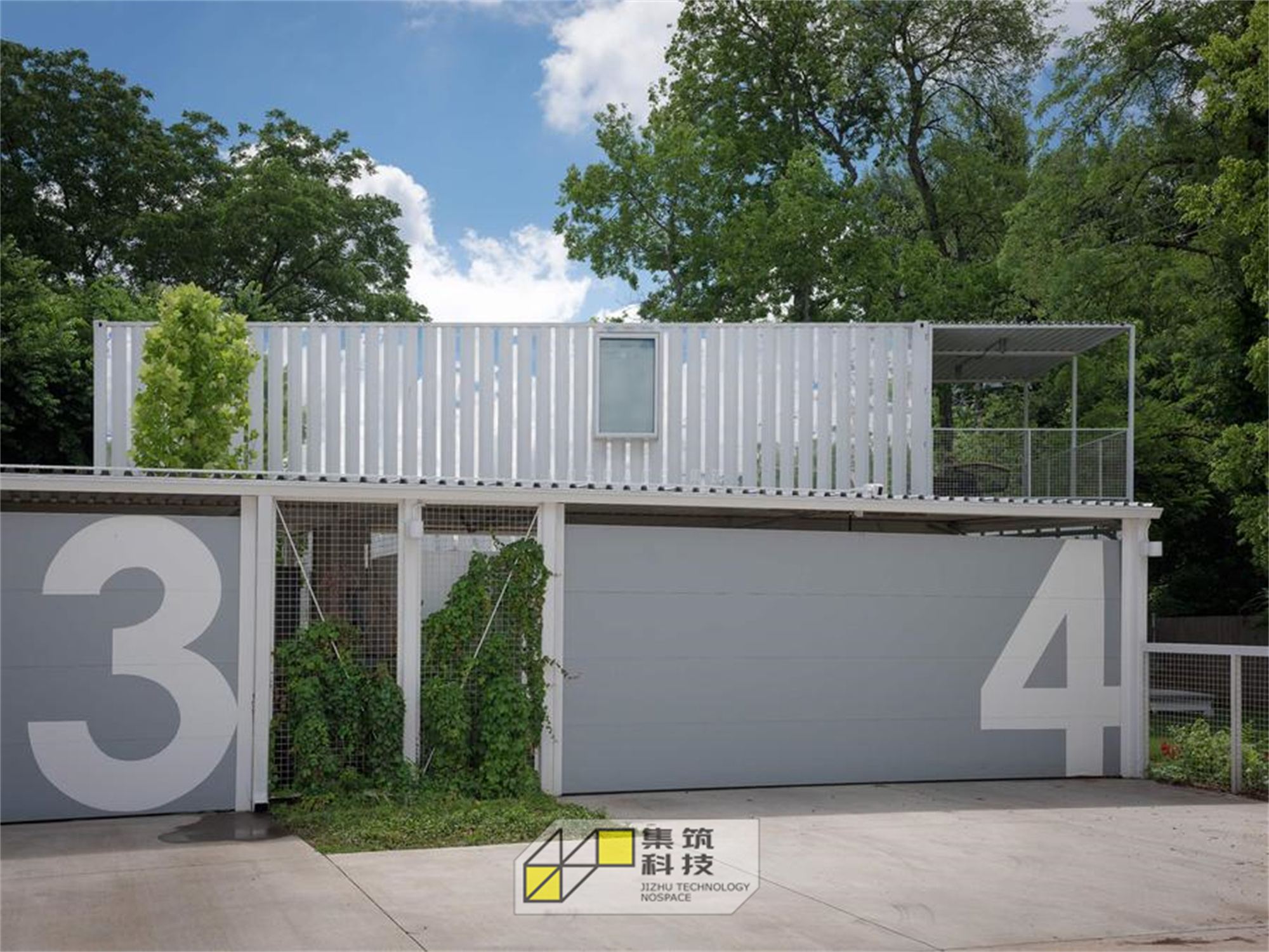 松鼠公园纯白镜面集装箱民宿丨美国俄克拉荷马城丨AHMM 建筑事务所-16