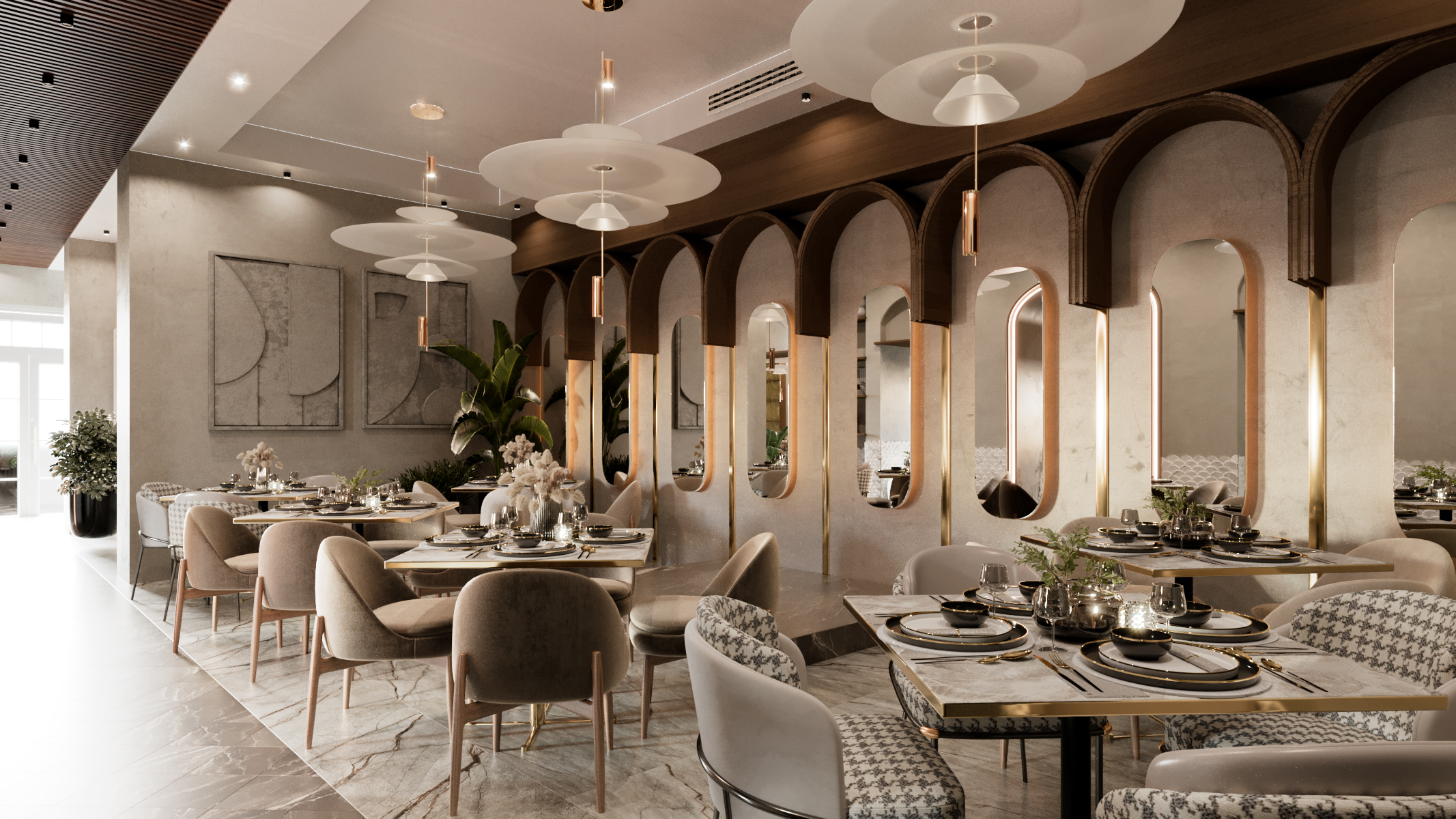 蓝色之家：餐厅和酒廊丨突尼斯丨Anamorph  agency-5