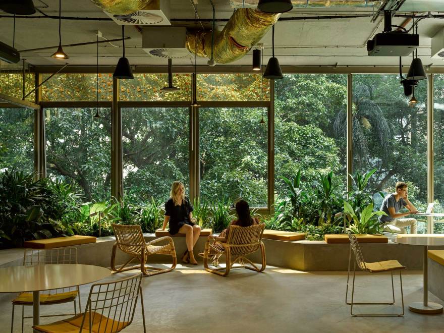 现代悬浮绿色办公空间丨澳大利亚布里斯班丨BVN Brisbane Studio-2