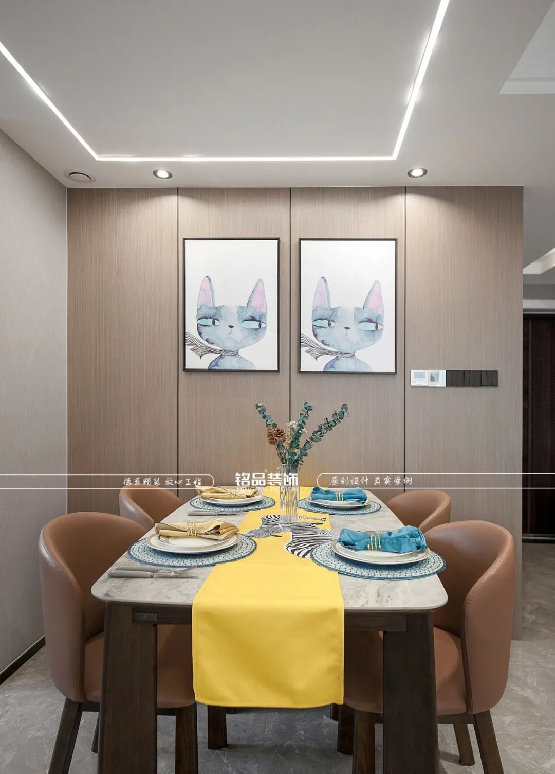 三堡家园现代轻奢风室内设计丨铭品装饰-30