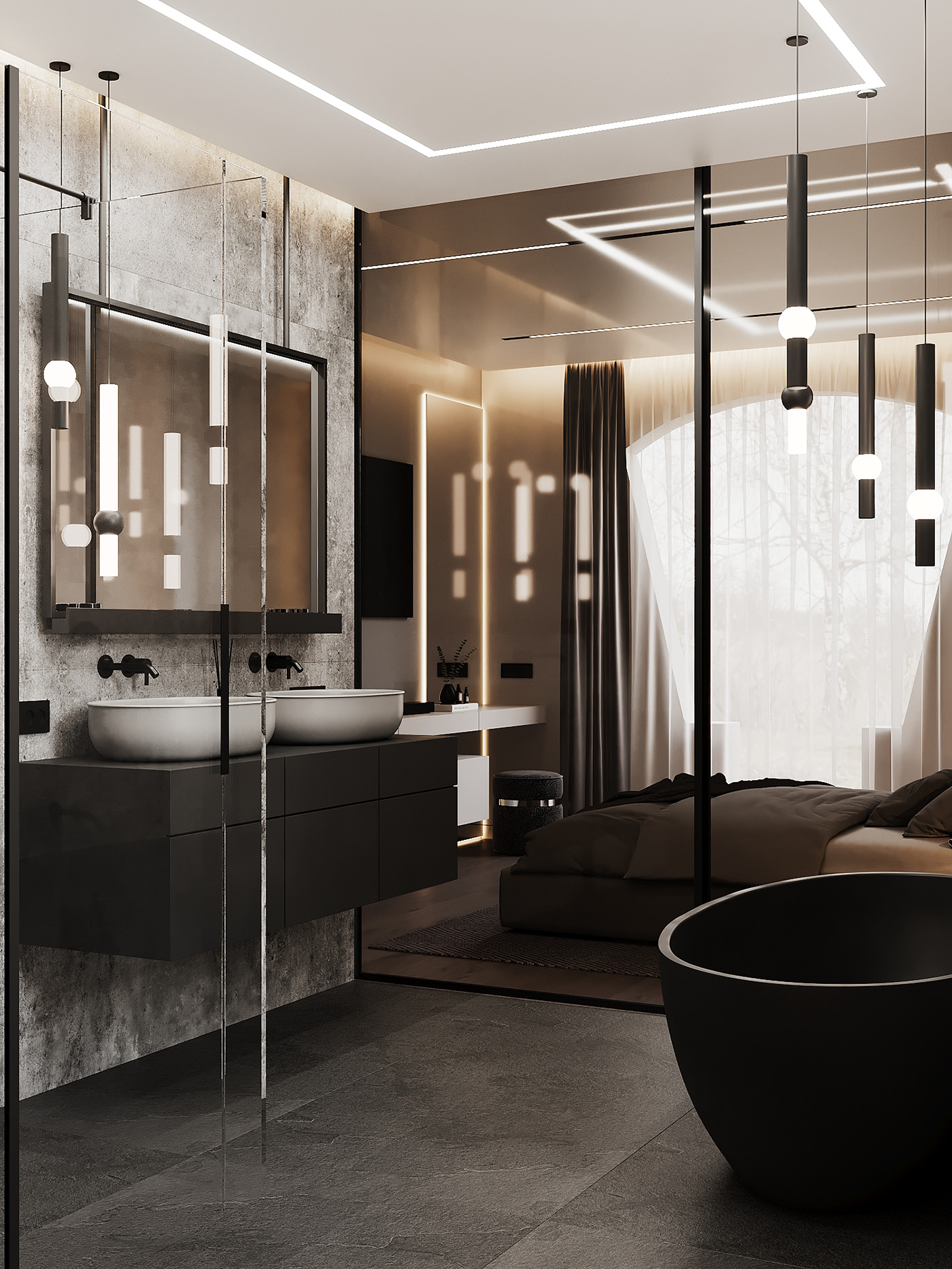 80㎡公寓设计 氛围感超足！-22