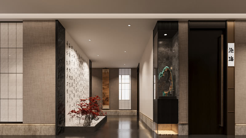 国风酒店餐饮空间设计-12