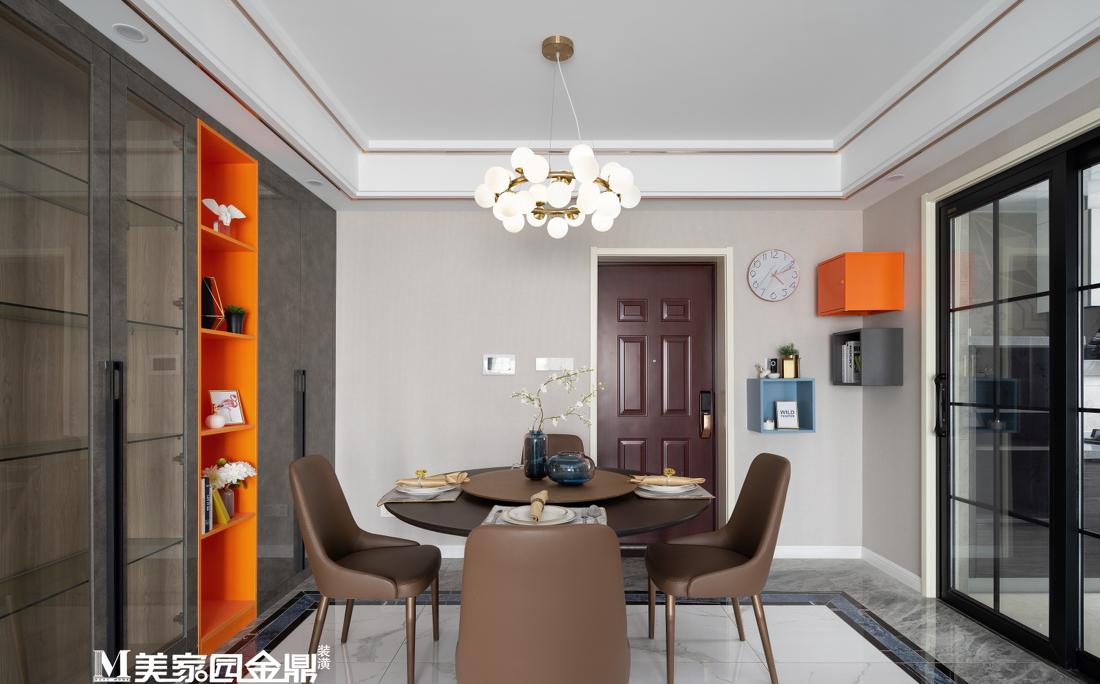 平层丨美家园金鼎装潢 招商花园 现代轻奢-1