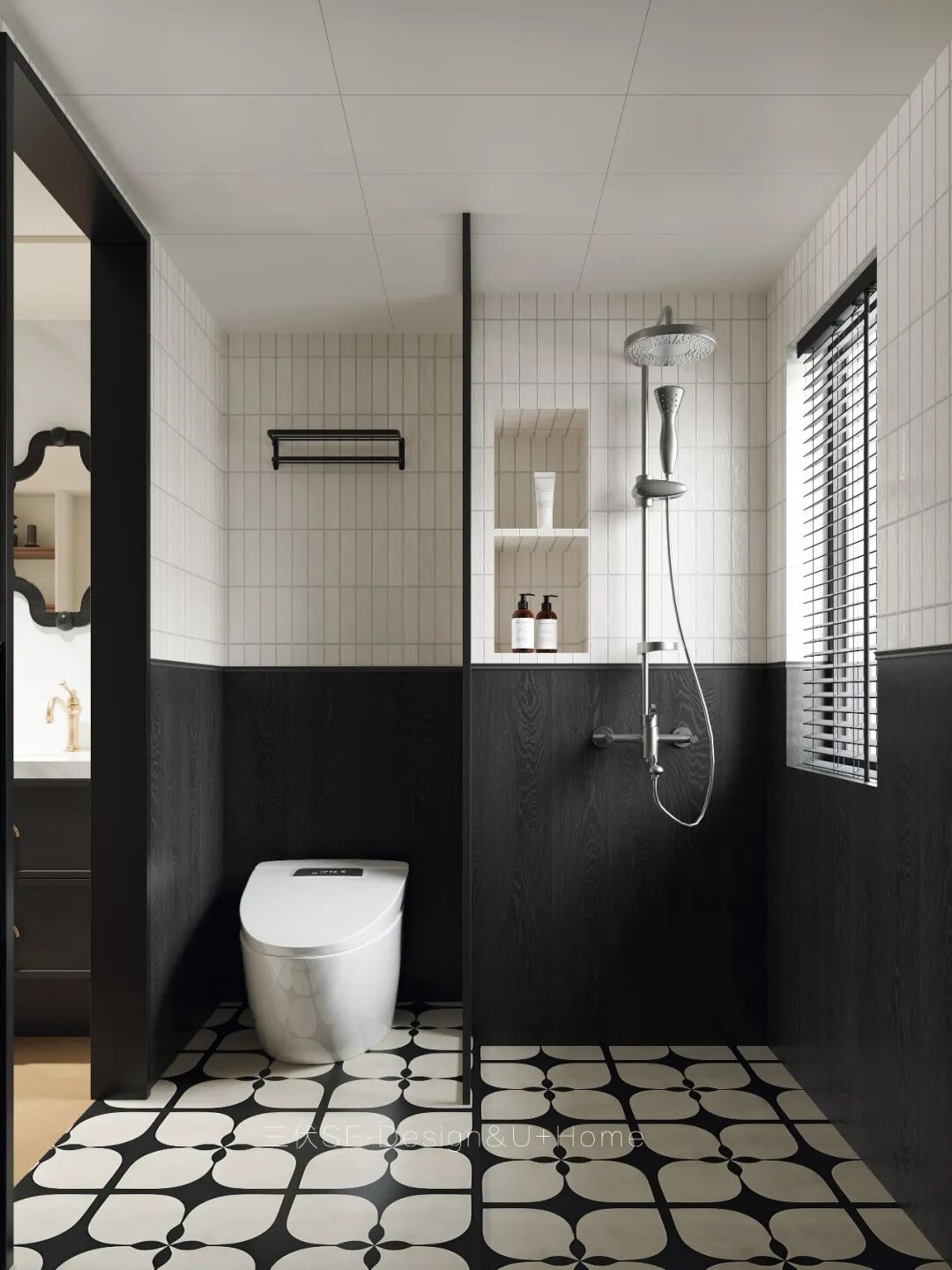 三伏新作丨142㎡法式中古风，四房改两居的温柔相遇-88