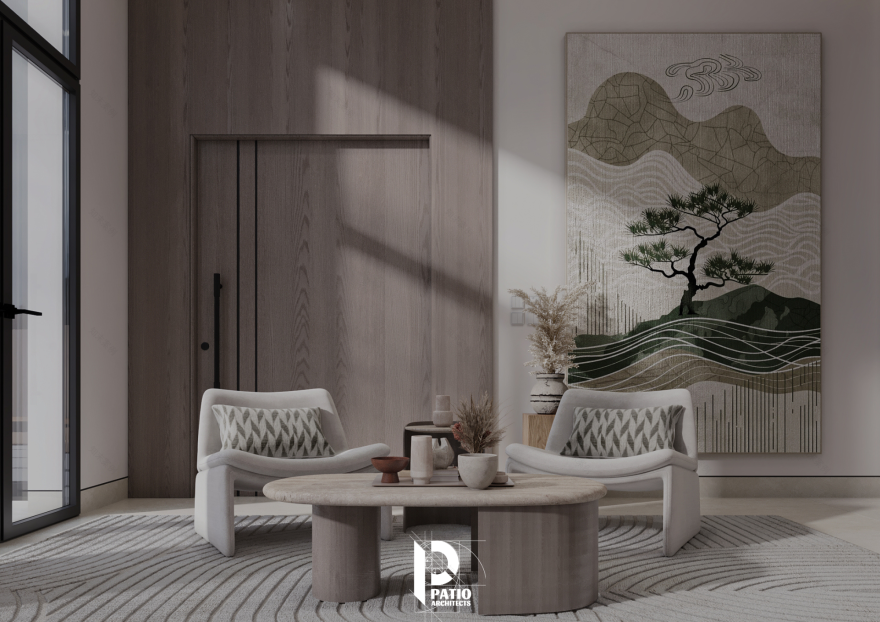 Modern family living room & Coffee Corner-11