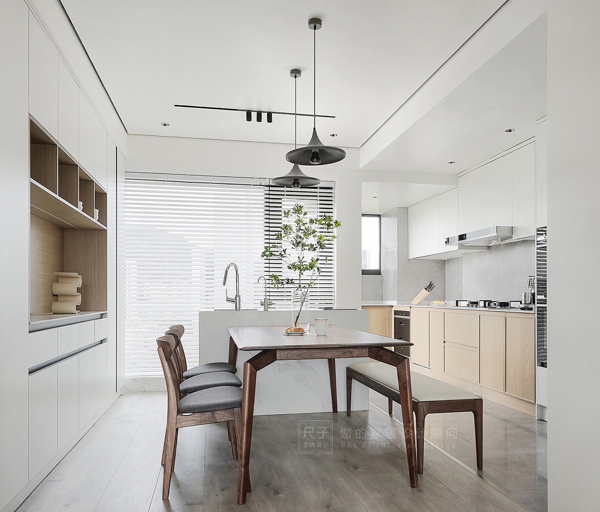 深圳华侨城 175㎡现代简约原木风家居设计,自然温馨的包容之家-29