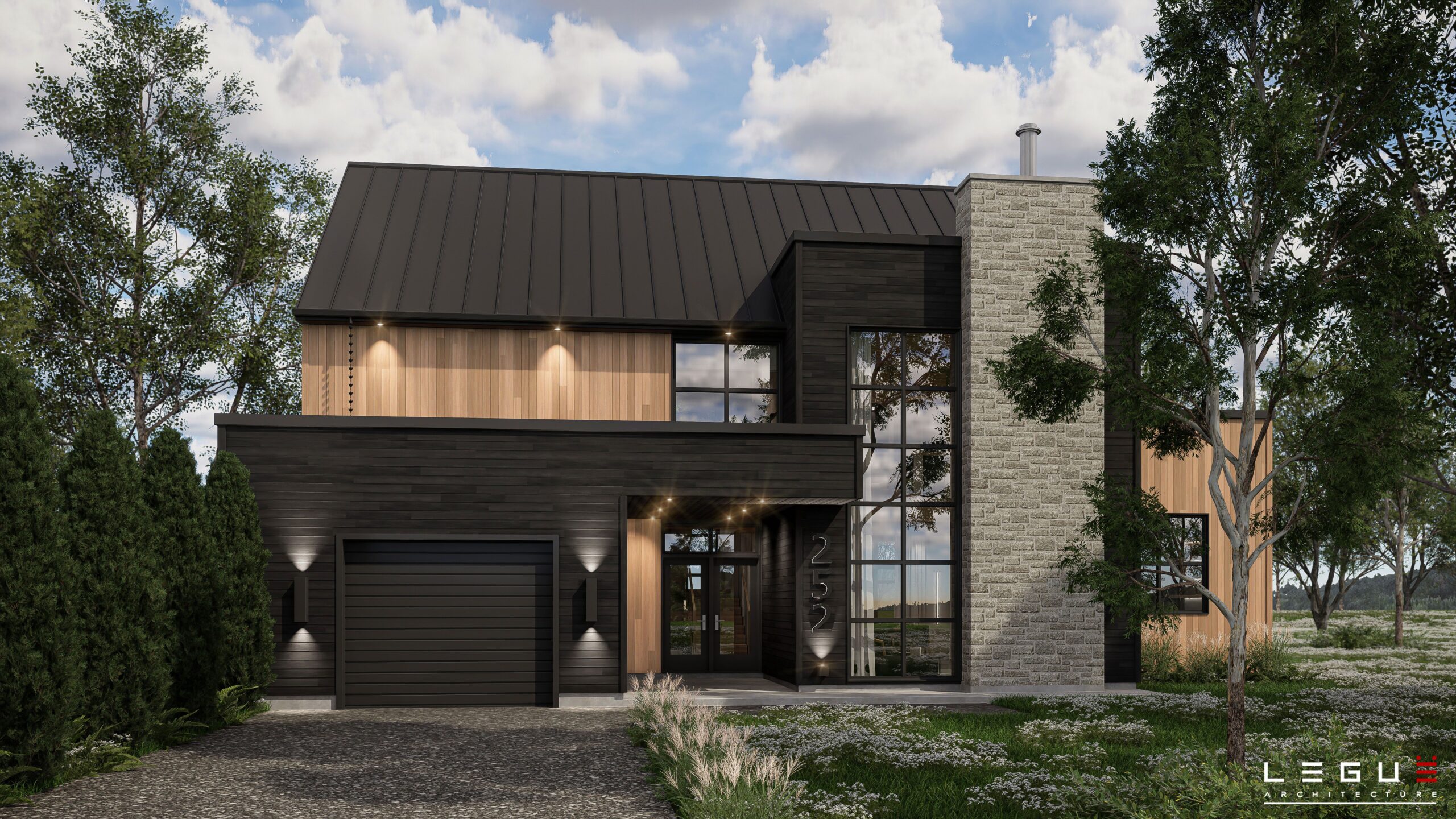 房屋平面图 Ë·252丨Leguë Architecture-47