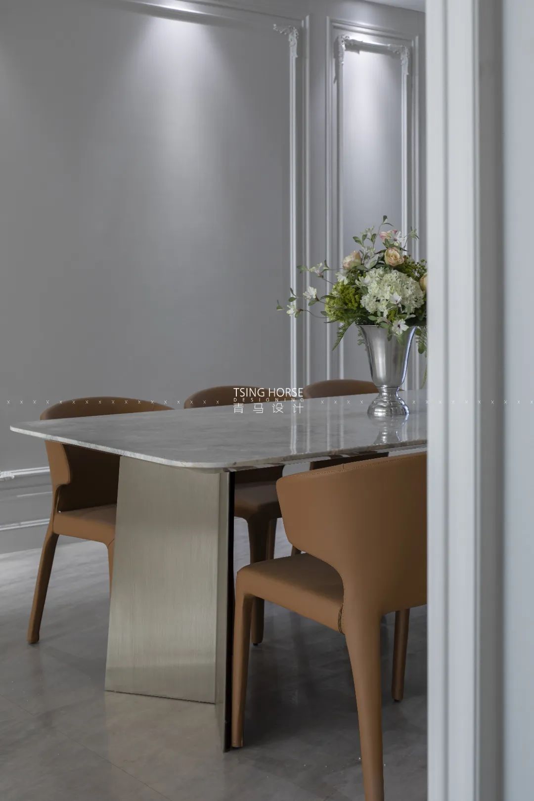 鼎鑫万和法式奢华大平层设计丨苏怡人,王清玉设计团队-49