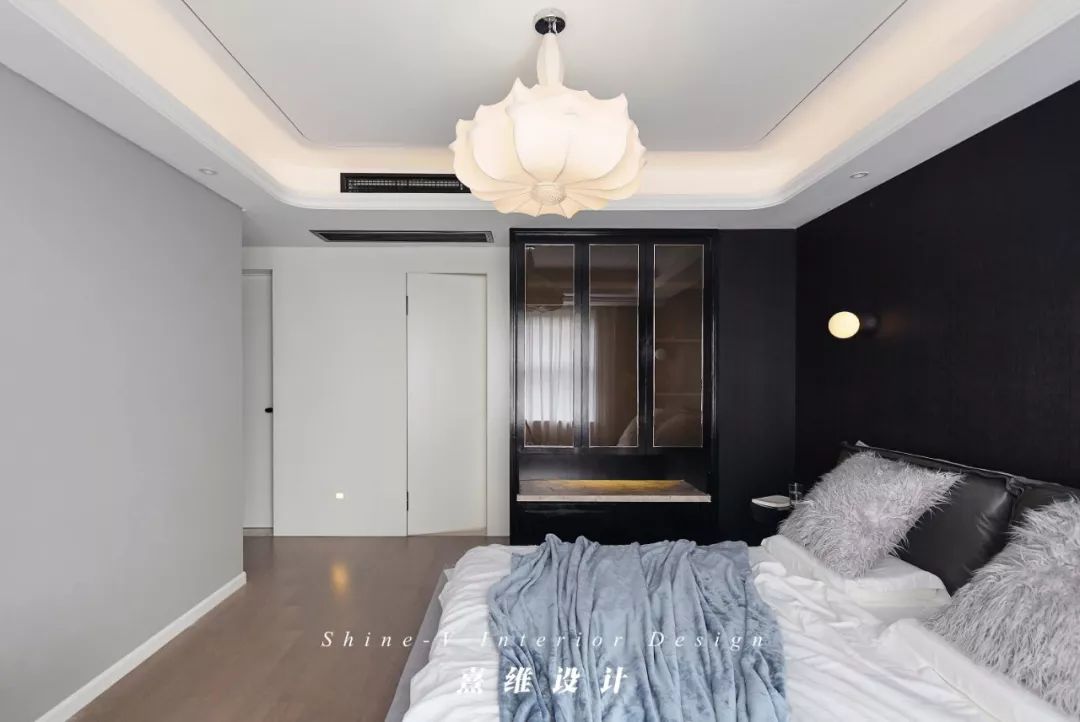 《溯洄》精装房改造 | 黑白灰的现代简约之家-92