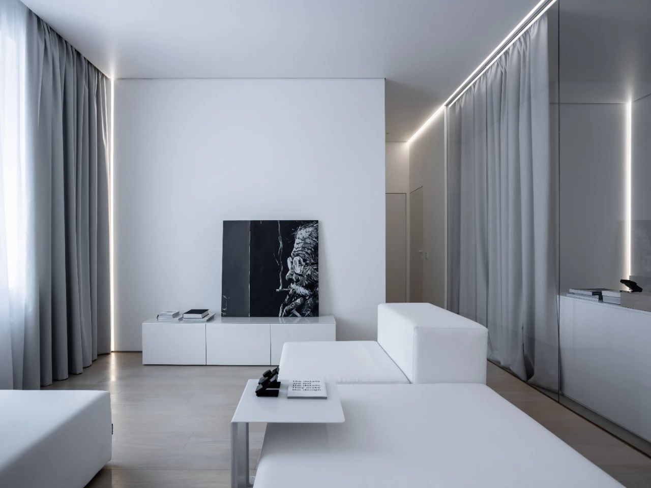 MOD·APART 黑白色调的都市简约丨俄罗斯莫斯科丨Ivan Kochev 及其工作室 ARCHJOINT-52