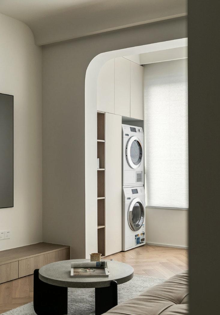 奶油现代风温馨小户型设计-21