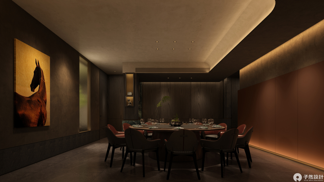 鸽子侯餐厅设计丨中国西安丨子然设计-45