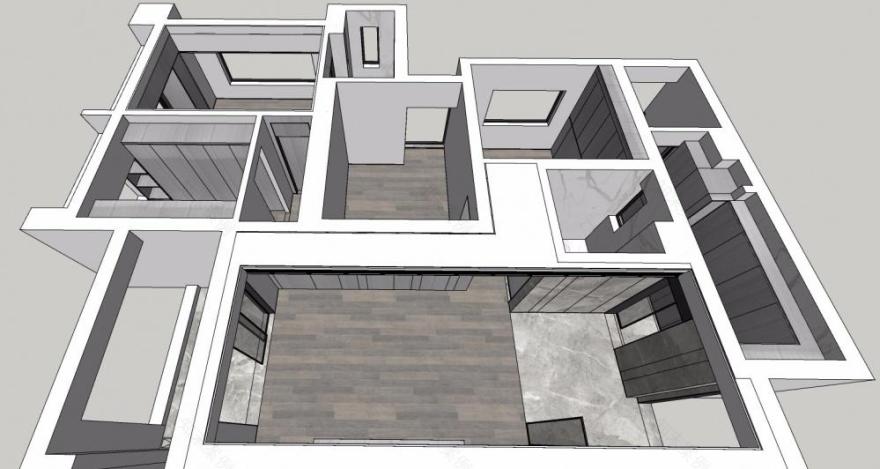 高级灰演绎北欧风,打造超级收纳空间-6