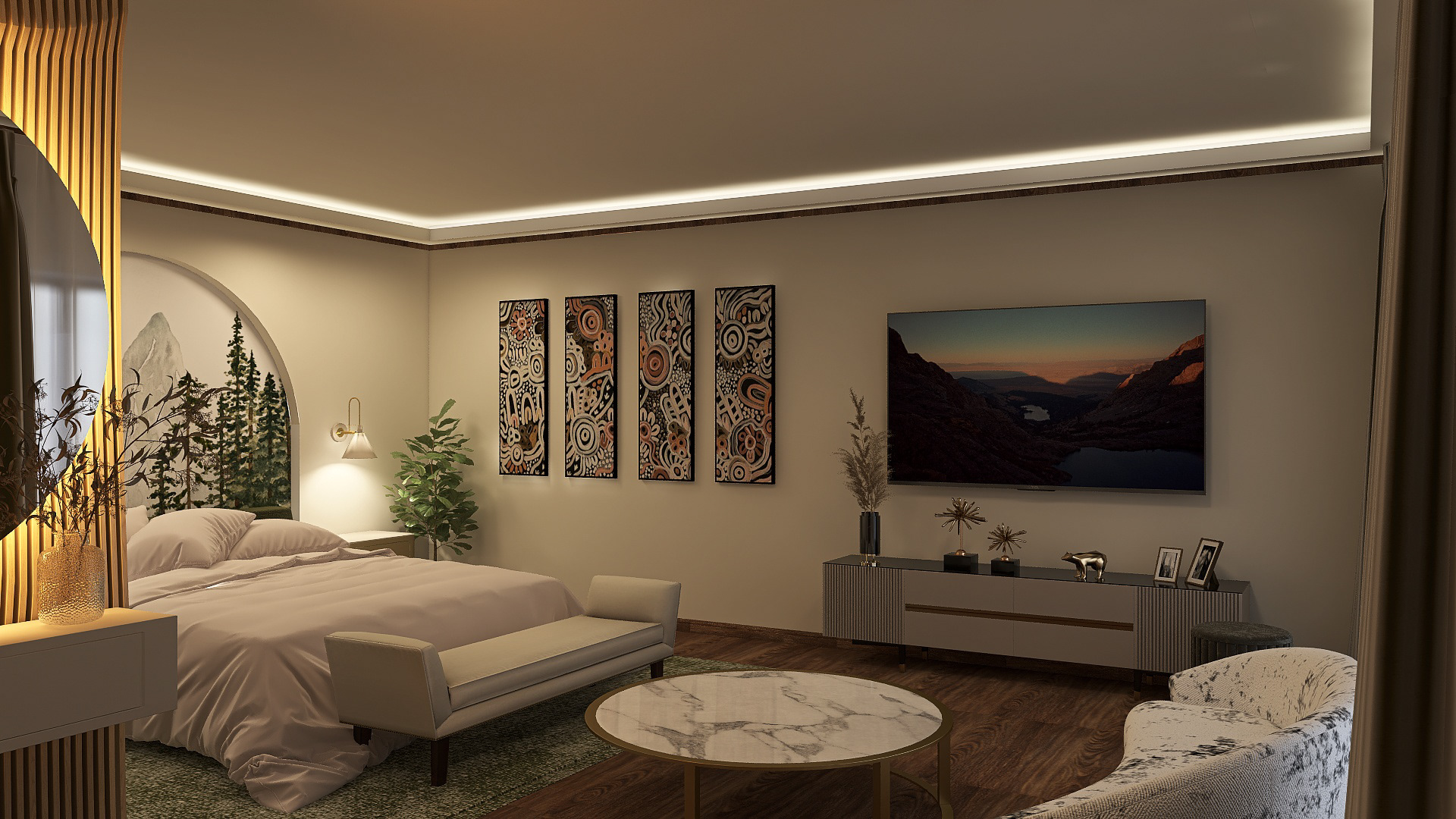 Golden Cabana Hotel 室内设计提案及渲染丨澳大利亚-9