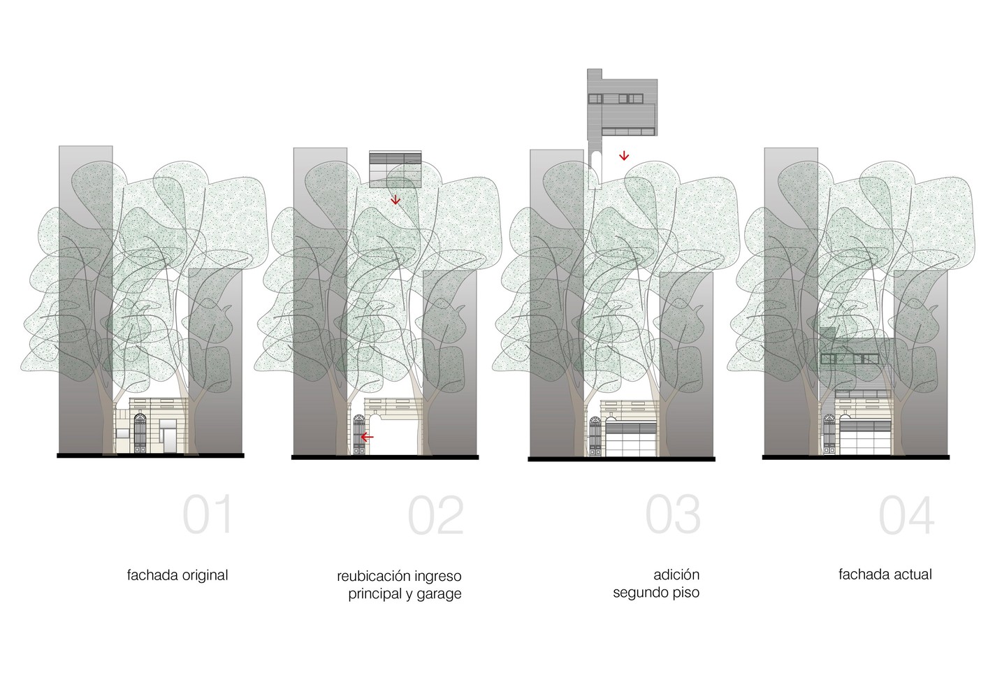 阿根廷“绿意盎然”的三层住宅设计-42