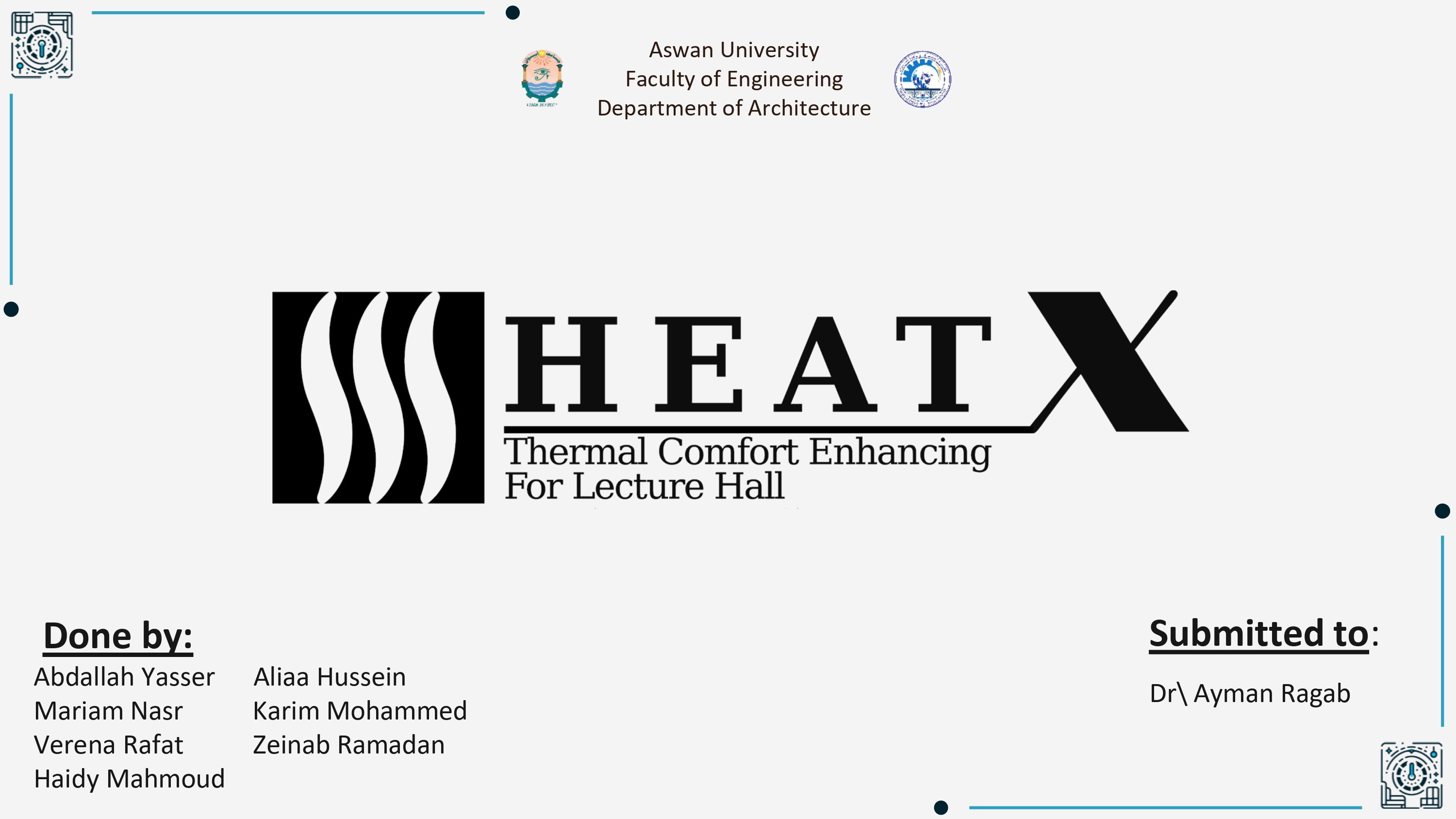 HeatX || Thermal comfort enhancing for lecture hall-6