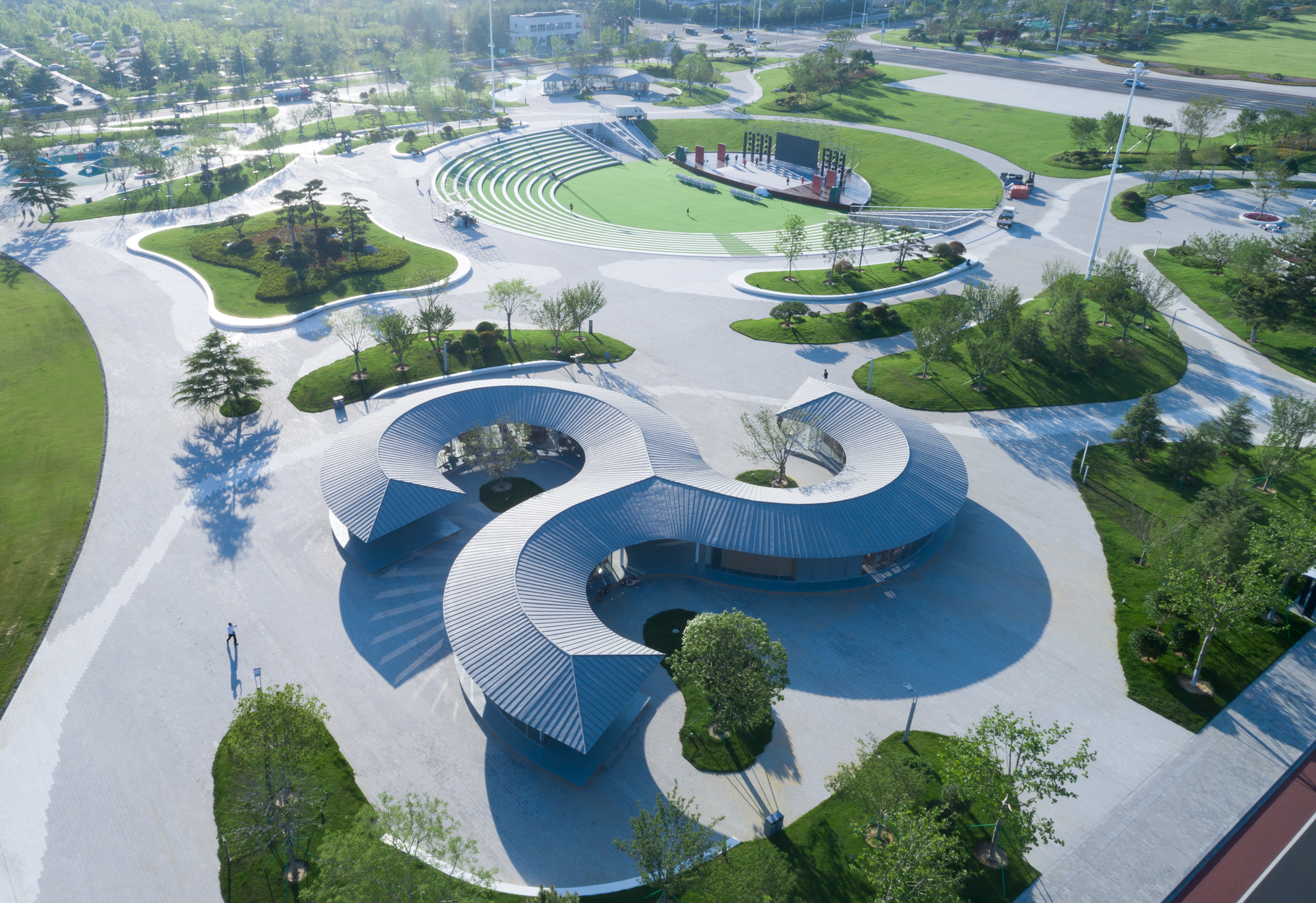 Readers Pavilion at Citizen Cultural Park, Rongcheng / art+zen architects-30