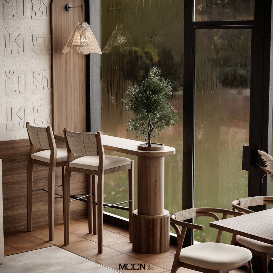 咖啡馆设计
注:Desgin可能是拼写错误,正确的应该是Design 丨Moon Studio-4