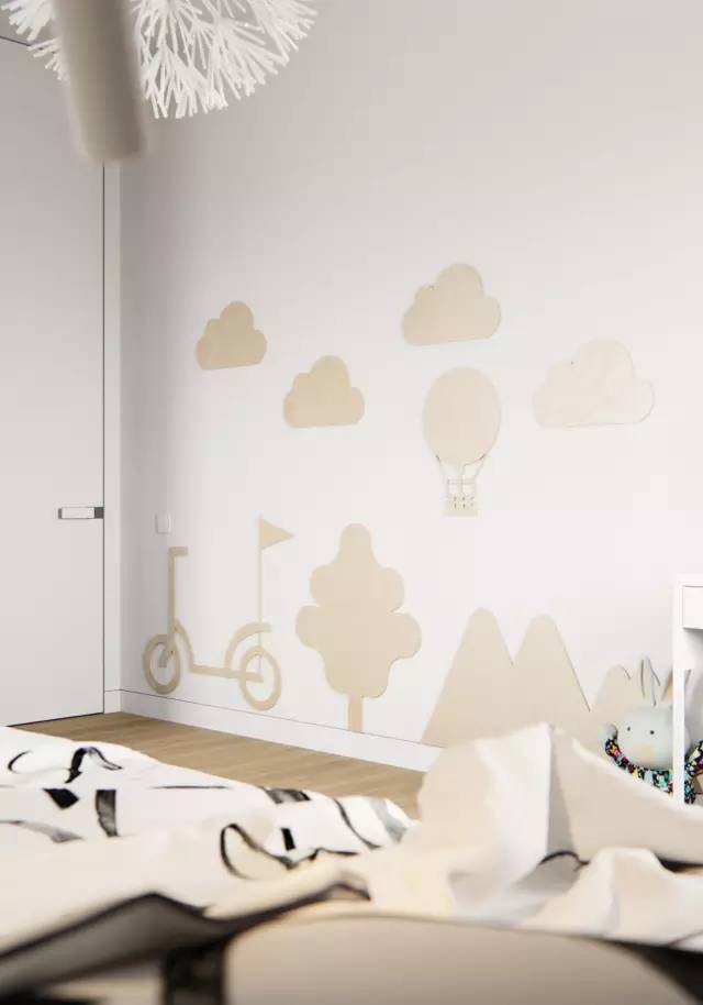 乌克兰极简爱巢,奥德萨三口之家设计-47