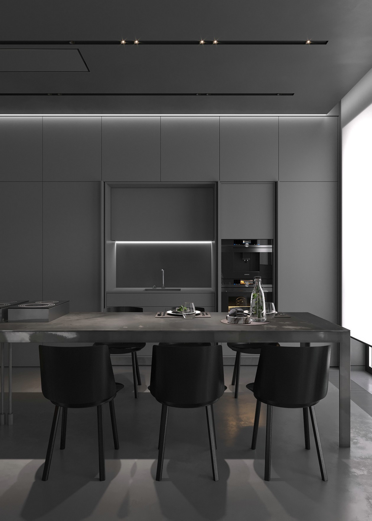 高级黑色系公寓设计-9