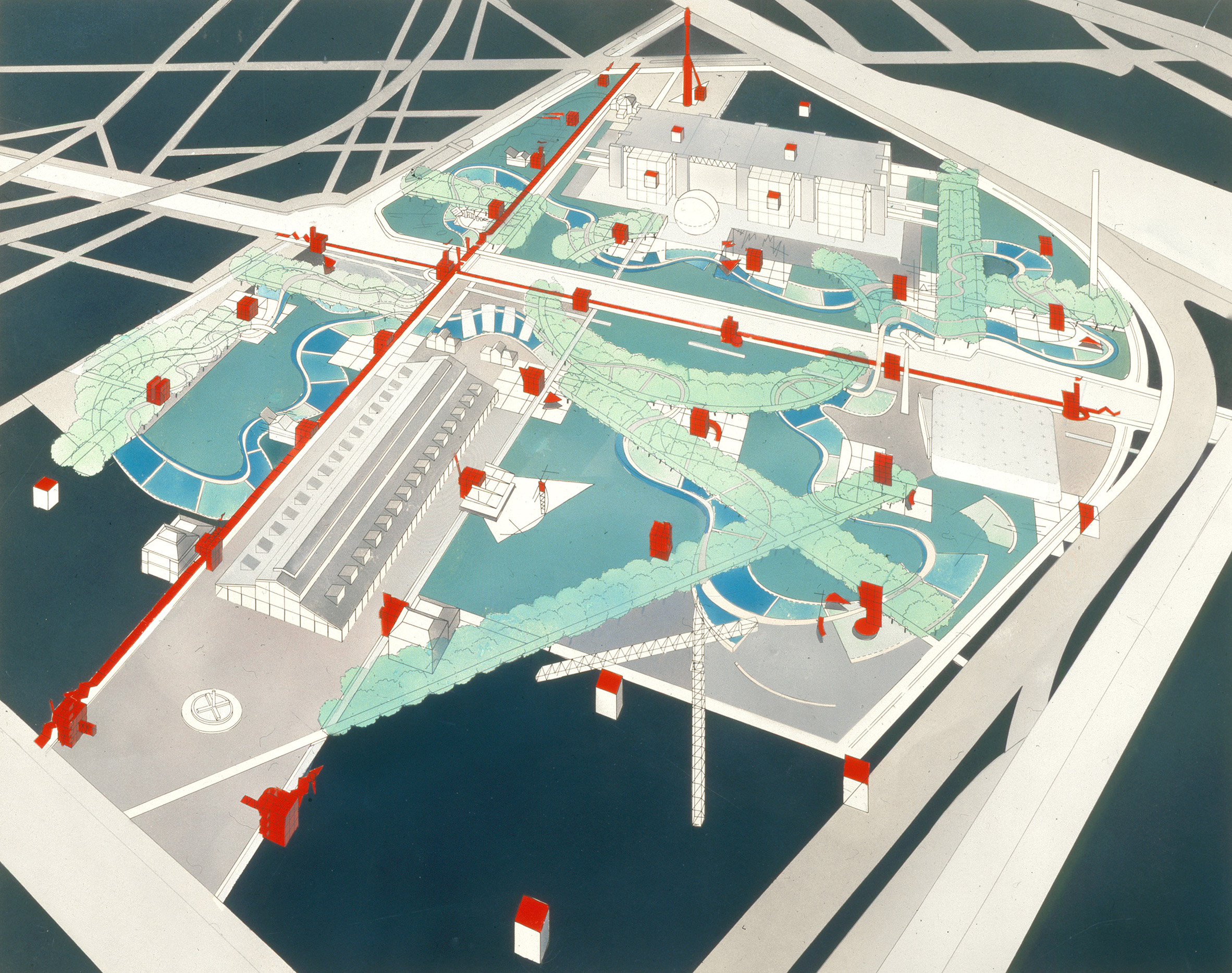 解构主义代表作 | 巴黎维尔莱特公园-15