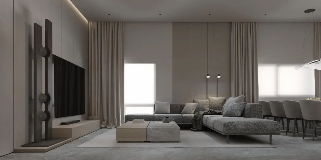 利雅得顶层复式公寓设计丨沙特阿拉伯利雅得丨LeQB Architects-11