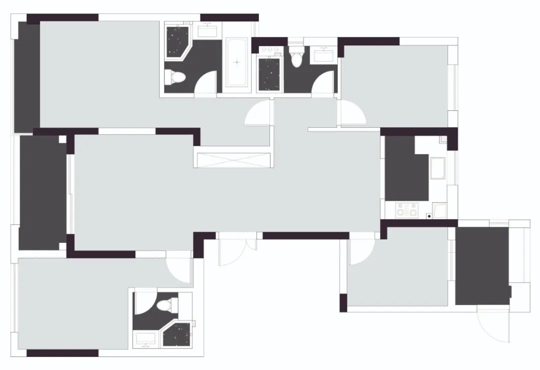 【首发】MH设计新作：素净•情感▏极简表达美学空间-6