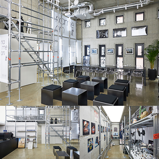 金属材质打造独特氛围的 50 平米咖啡厅-1