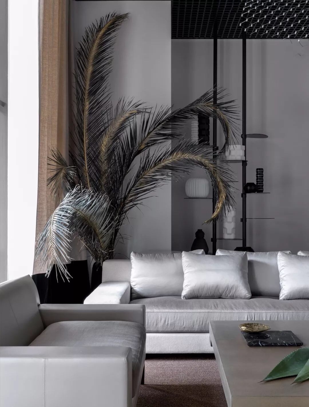 莫斯科现代风公寓设计，刚柔并重的艺术宅邸-31