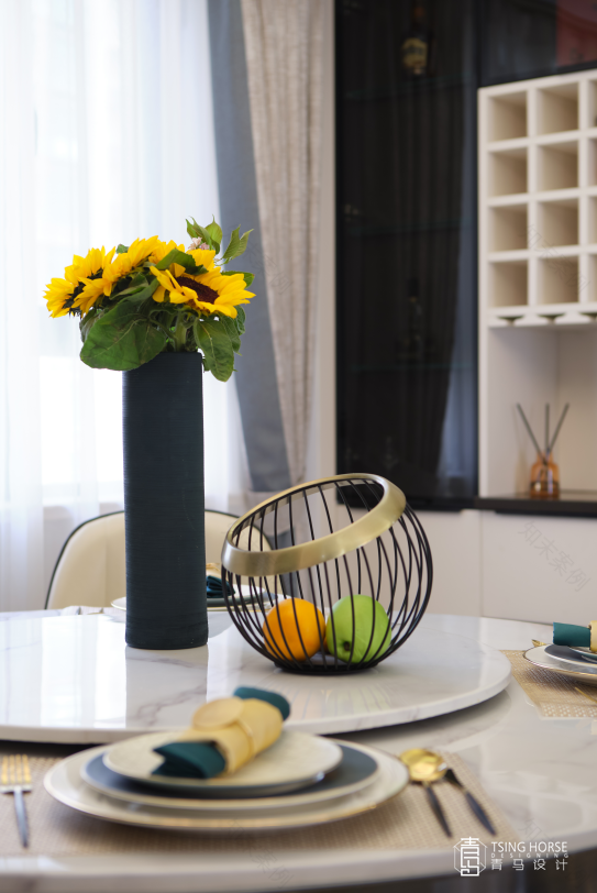 西安公馆一号 198㎡轻奢大平层设计 | 温馨、硬朗与轻奢的平衡-30