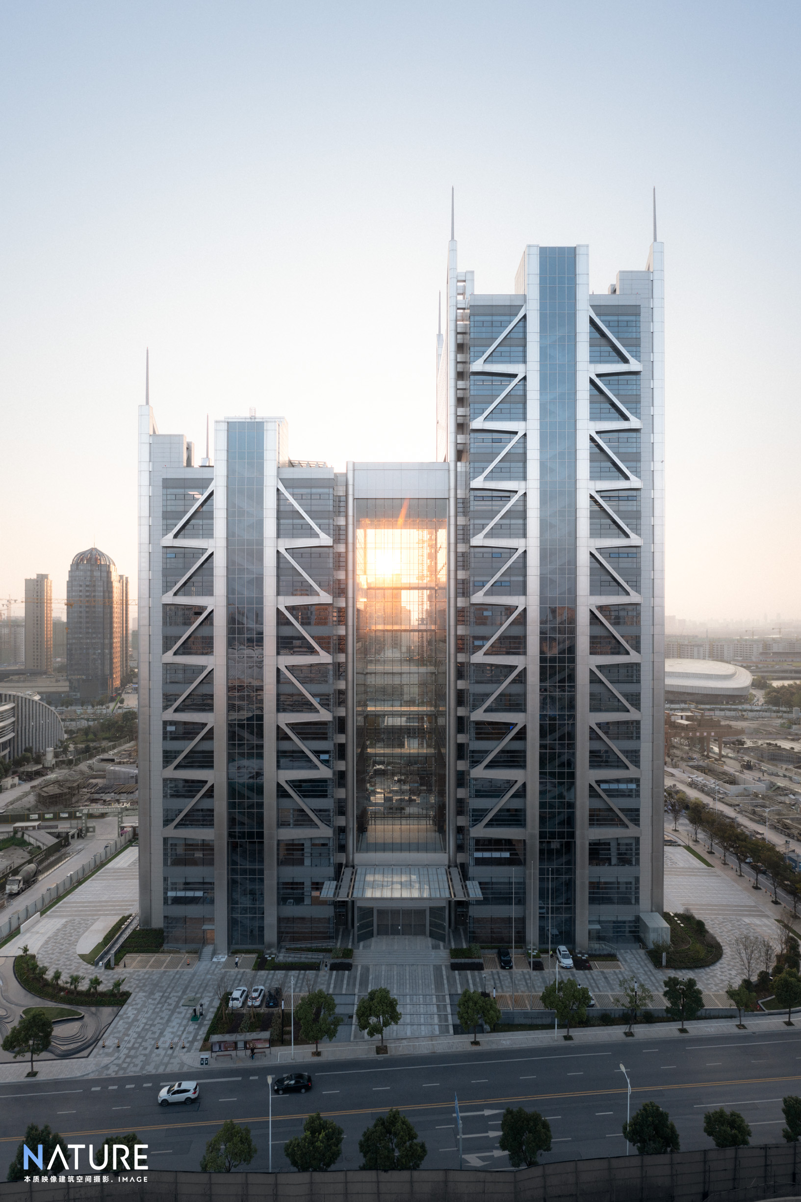 双擎大厦绍兴瑞丰银行总部丨中国绍兴丨UUA-26