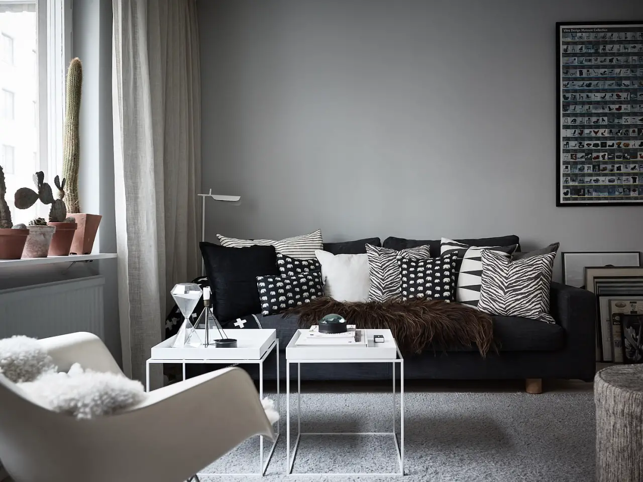 灰度空间 | Historiska 温馨公寓设计-3