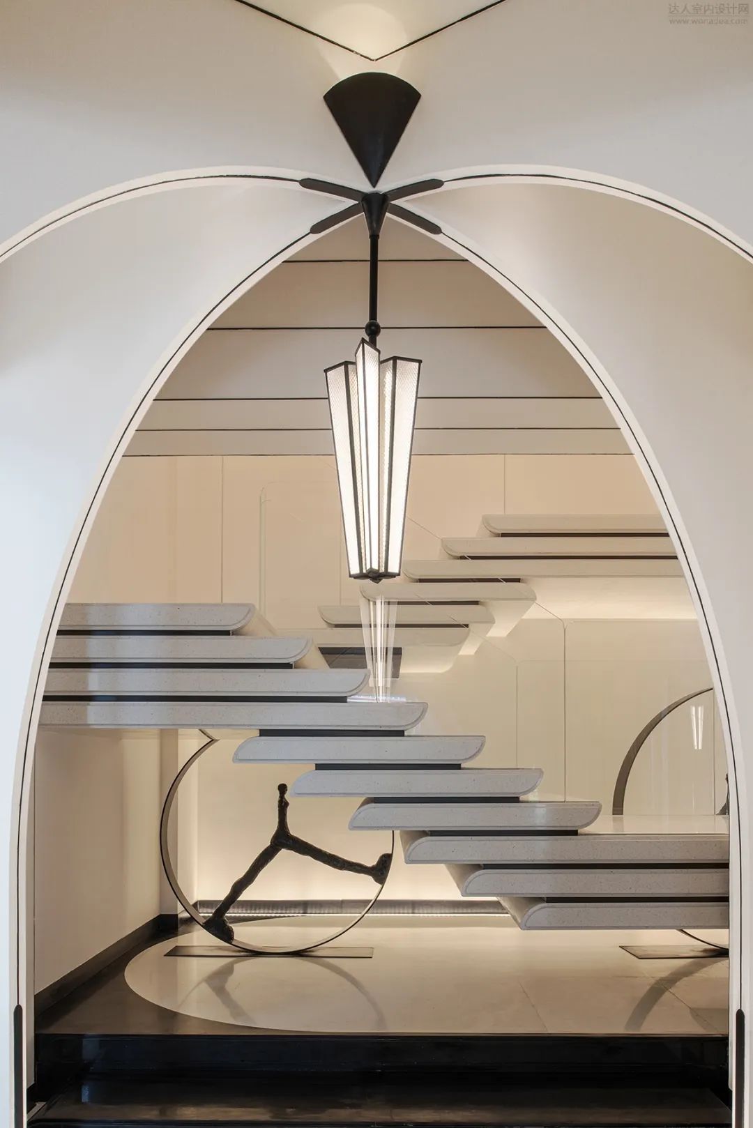 长春中海锦城售楼部 | 几何韵律中的优雅艺术空间-77