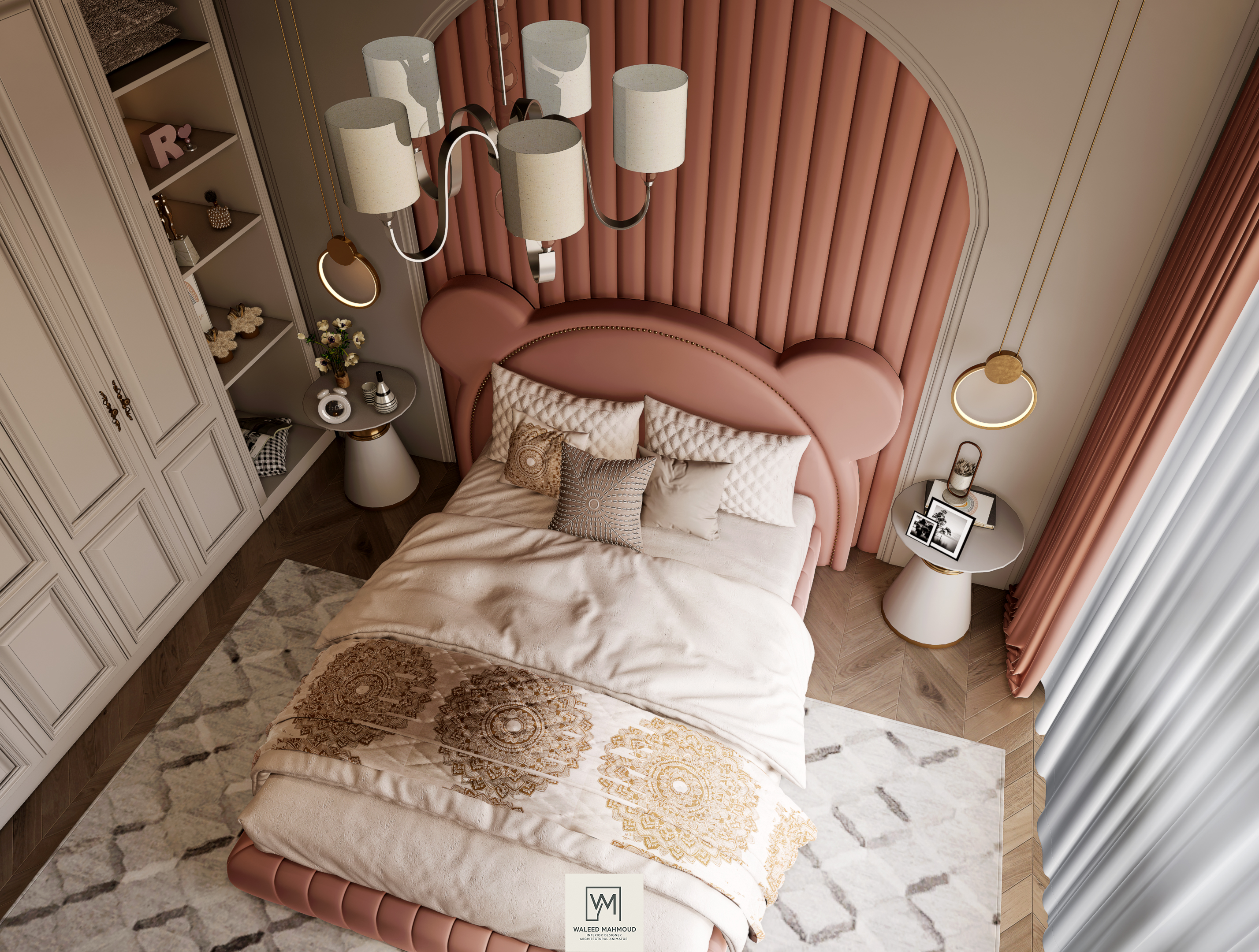 Soft Elegance | Girls Bedroom Design-1