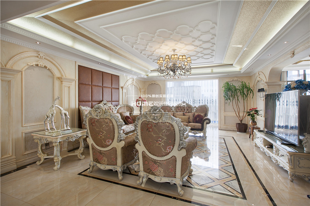 昆明丽水雅苑 85 平米欧式平墅设计，展现大宅尊贵气度-51