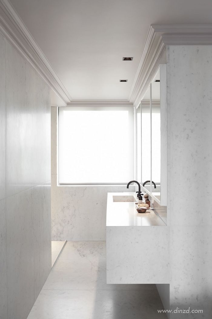 巴黎 19 世纪公寓的极简诗意空间-34