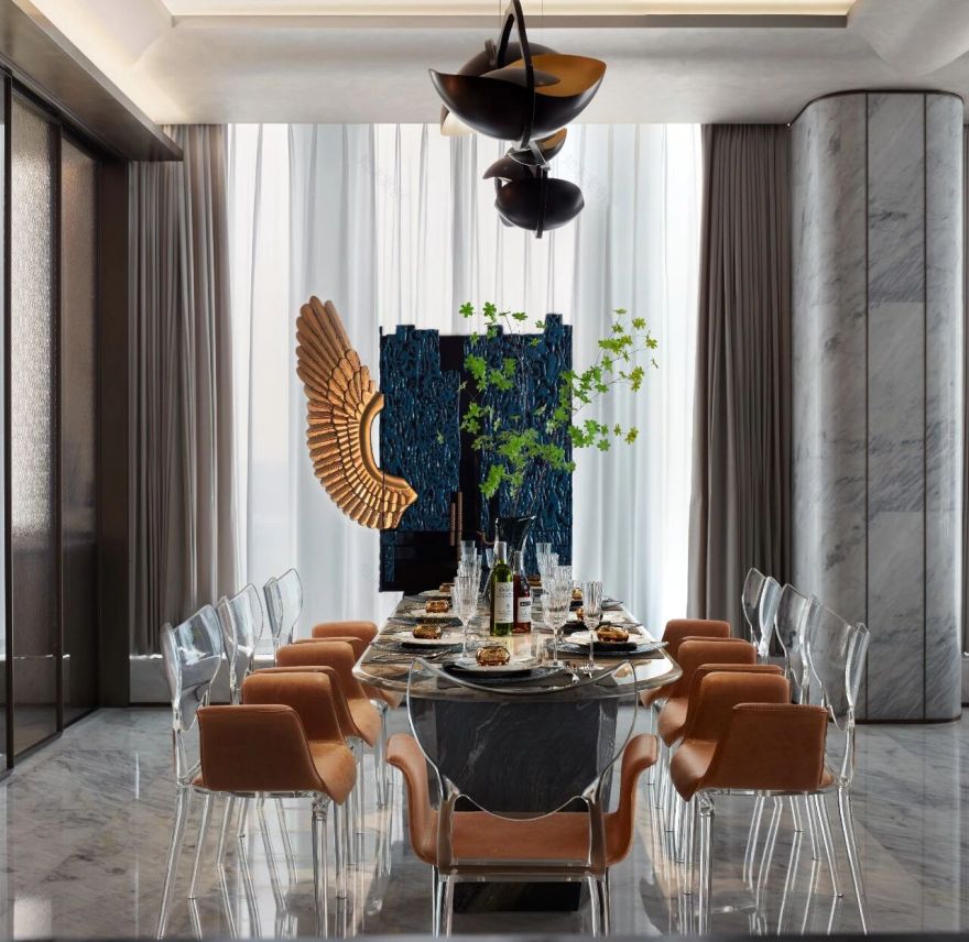 豪宅样板间 合集 IIDL郑仕樑.潘国华让空间成为有生命力的叙事者-13