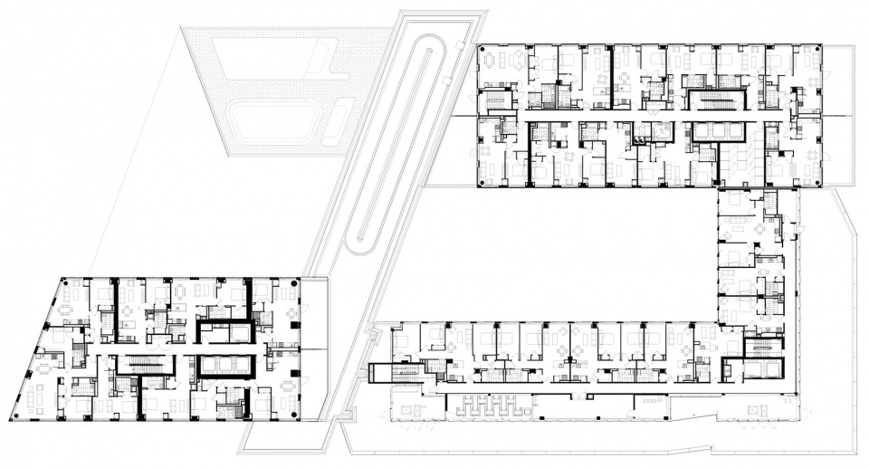 OMA 设计的纽约 EAGLE + WEST 住宅塔楼，巧妙解决空间限制问题-83
