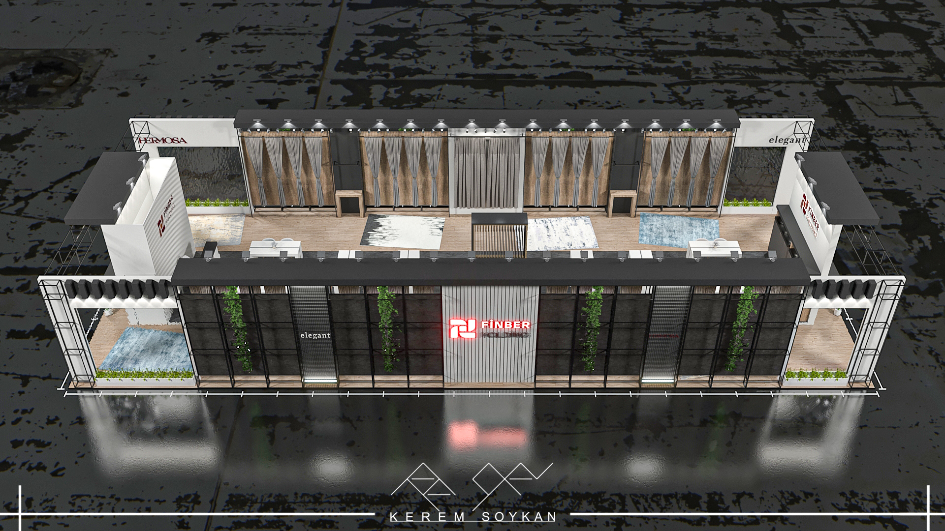 Finber Holding Exhibition Stand Design HOMETEX 2024-10