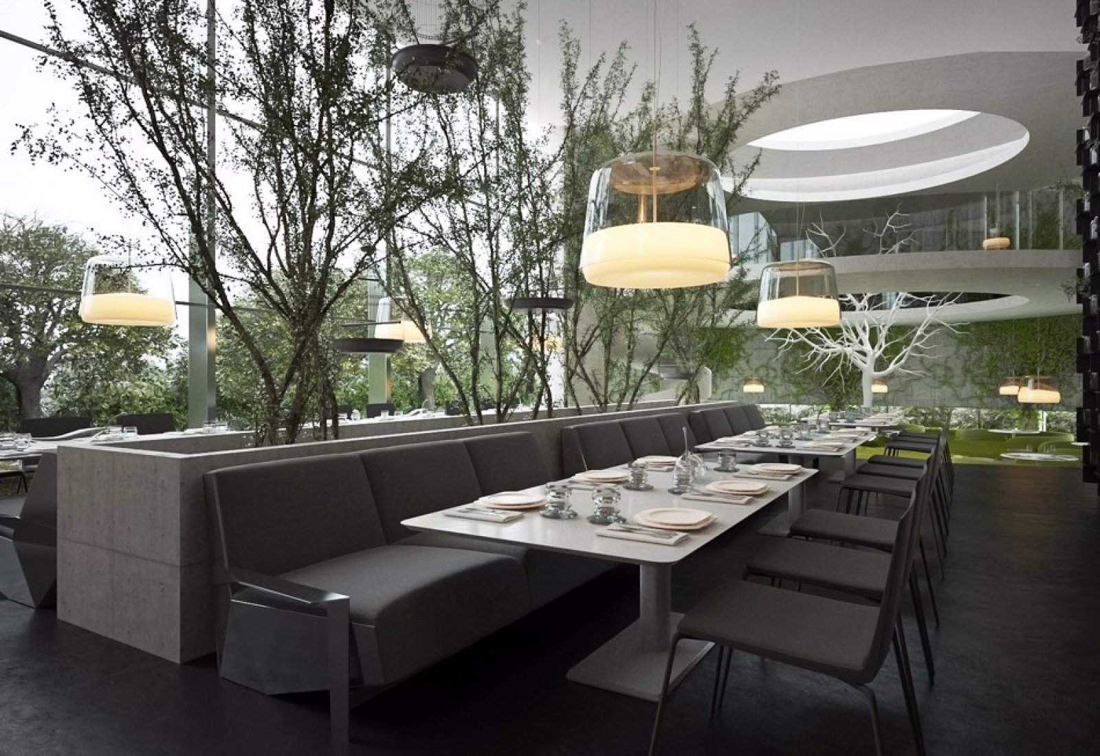 Sergey Makhno丨茶园(Tea Garden)概念餐厅设计-10