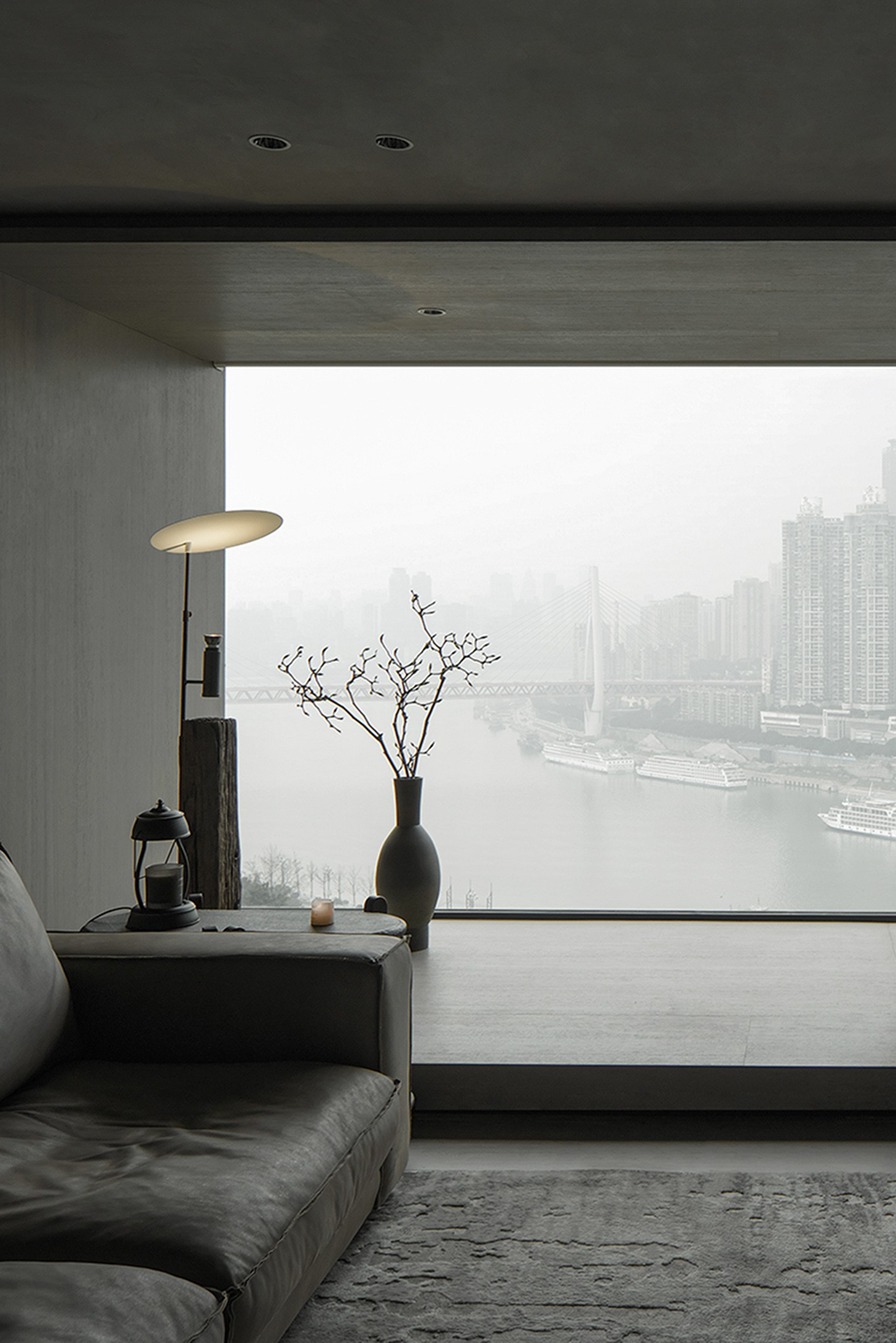 行走的墨线 · 极简黑白的至简之家丨中国重庆丨SIM 简线建筑,森也空间设计-6