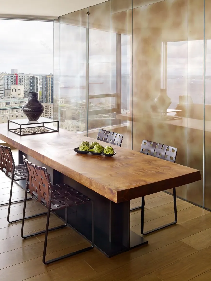 Seattle 海景公寓的精致艺术空间-38