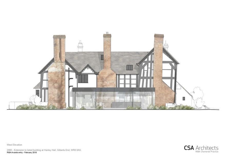 Hanley Hall: Contemporary Extension to Grade II Listed Family Home-22