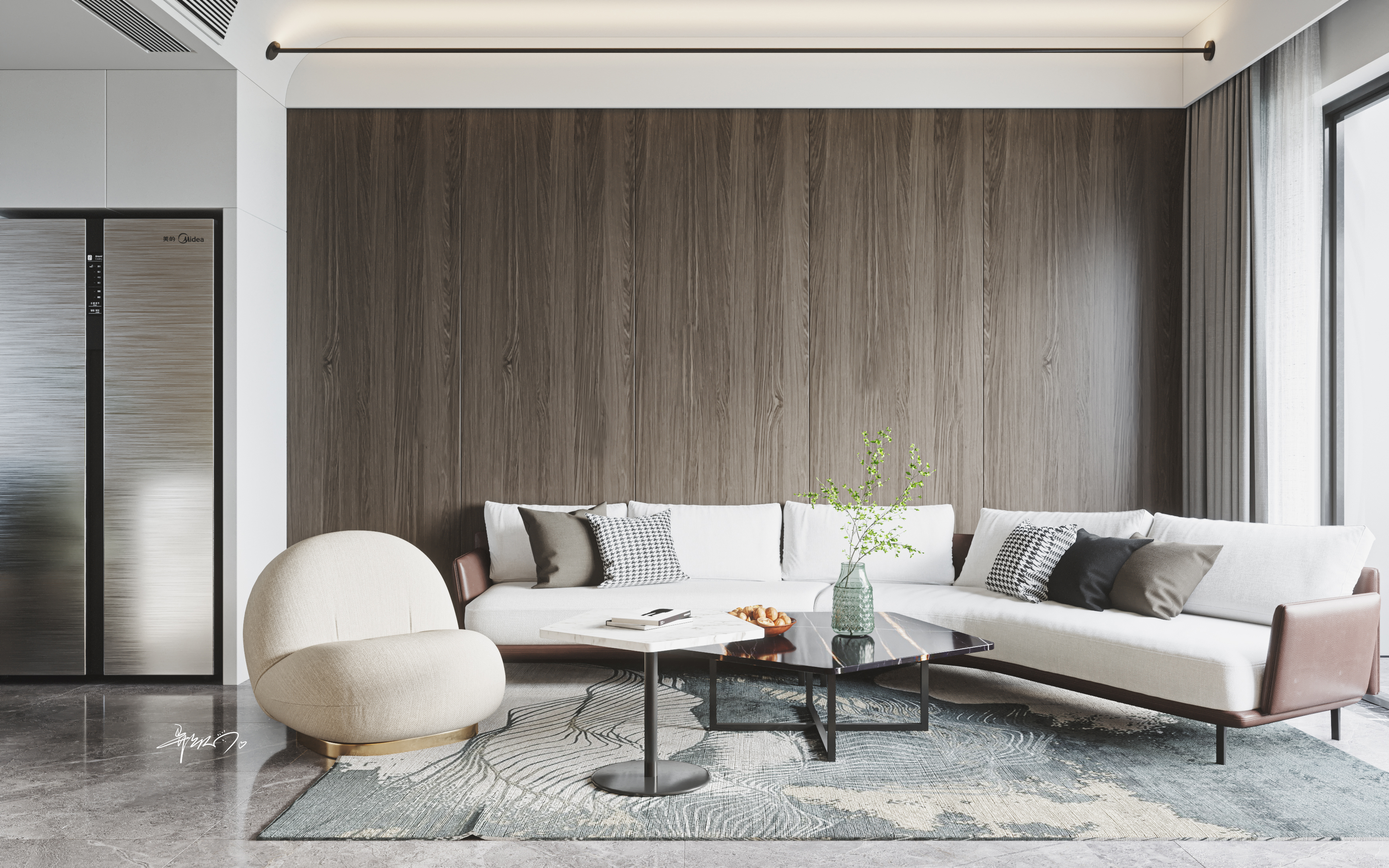 简约现代风酒店客房设计丨知名设计师-39