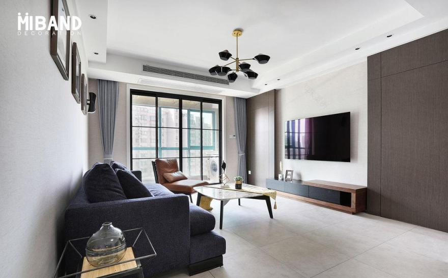 米邦装饰平层案例 | 老房翻新变身时尚两居-7