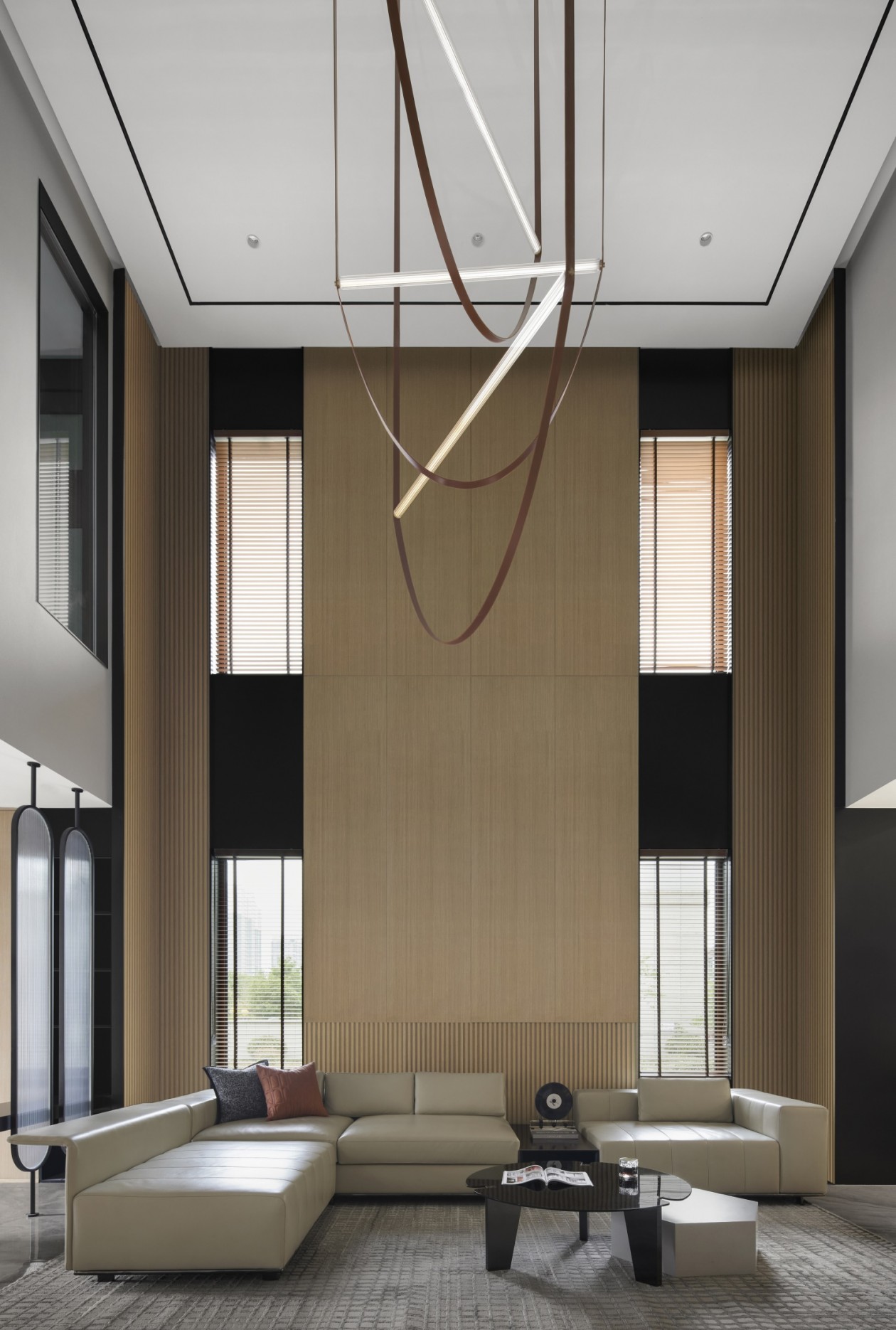 东荷逸品 · 650㎡现代墅居，蕴意于内，隐奢于境！-17